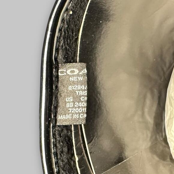 Coach Signature Monogram Black Rain Boots – Women’s Size 8B - Picture 5 of 6